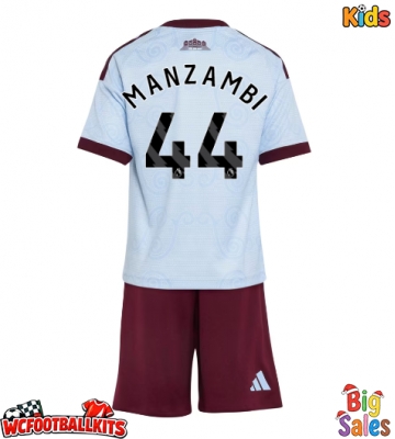 Aston Villa Johan Manzambi #44 Replica Third Stadium Kit for Kids 2026-27 Short Sleeve (+ pants)